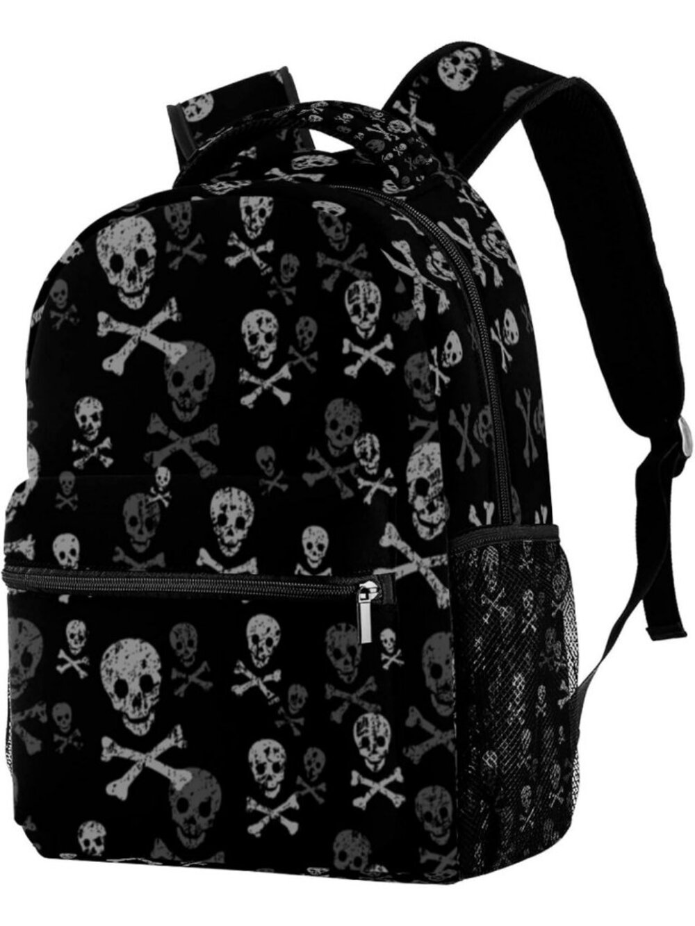Skull & Bones Backpack for Boys & Girls - Stylish School Bag, Travel & Hiking